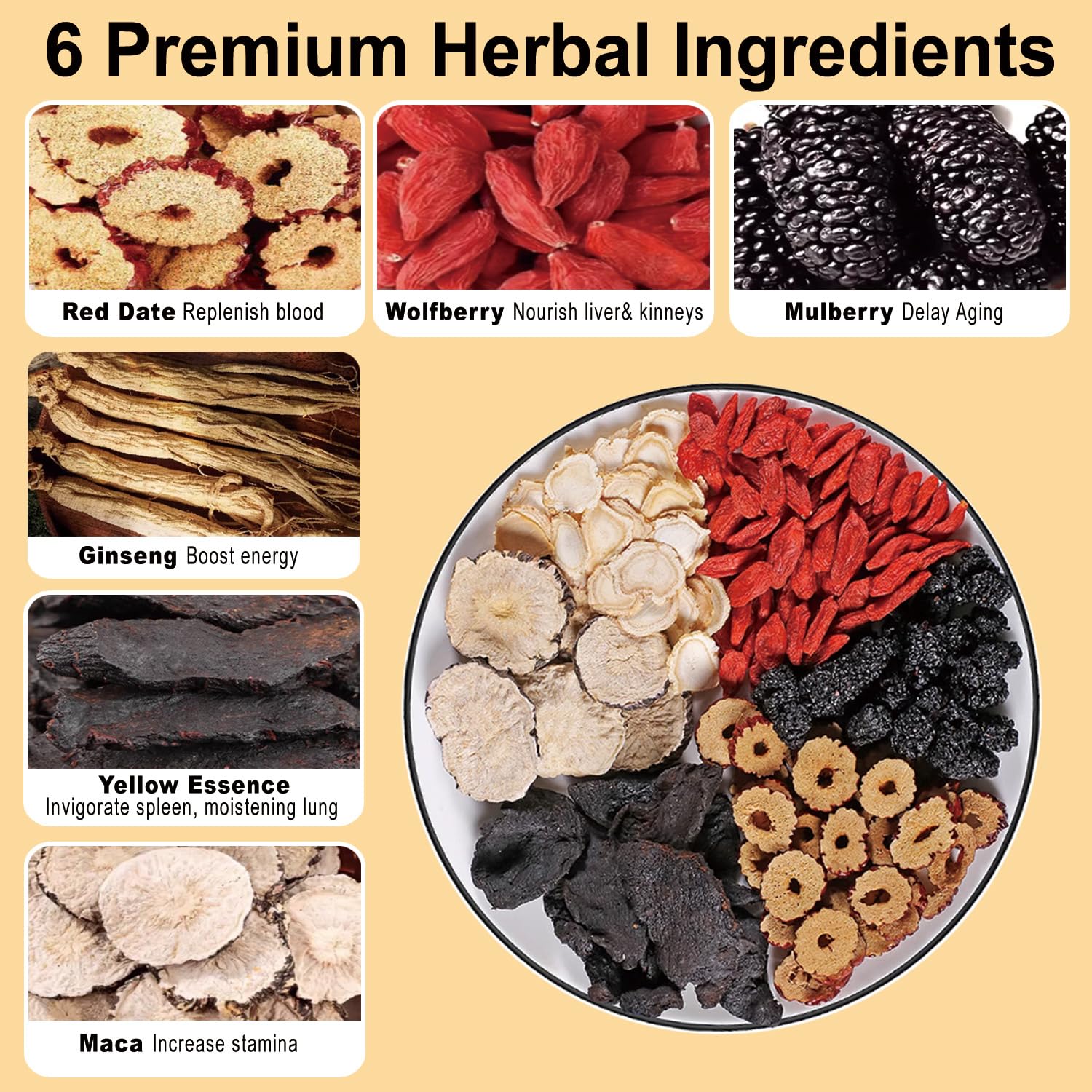Ginseng Five Treasures โ Kidney Tea โ Herbal Detox Tea โ 2 Pack (50 pcs) - Canadian Distribution - Ships Free Within Canada on Orders Above CAD $199 - Image 7