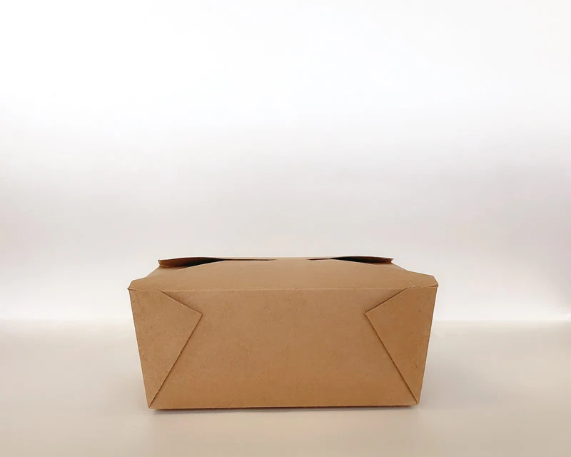 Go Box PLA lined 8.875"x 6.75"x3.5" 200cs - Disposable Take Away Food Packaging - Canadian Distribution