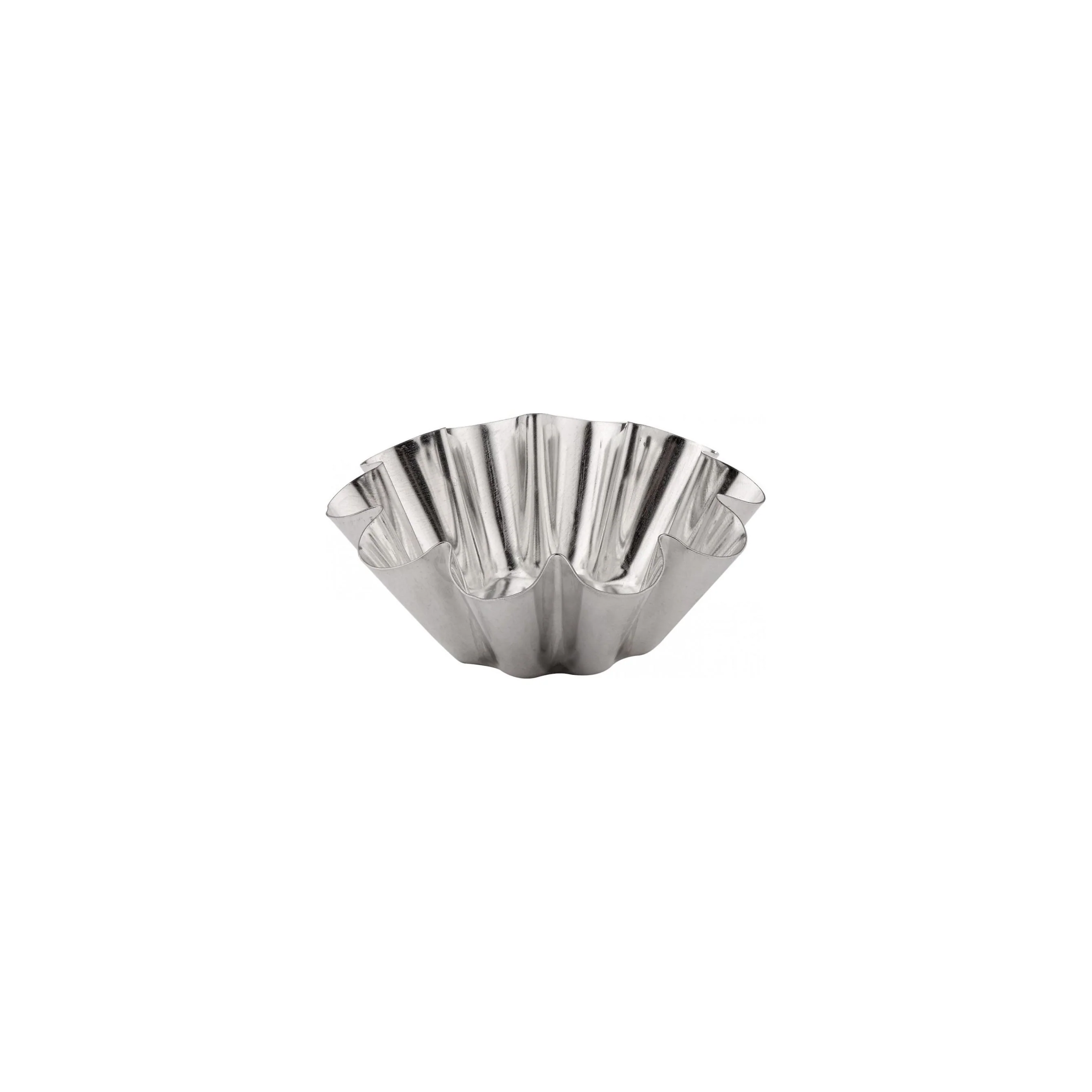 GOBEL Small Brioche Mould with Fluted Edge, 2.4" x 0.9" - Pack of 12 - Canadian Distribution
