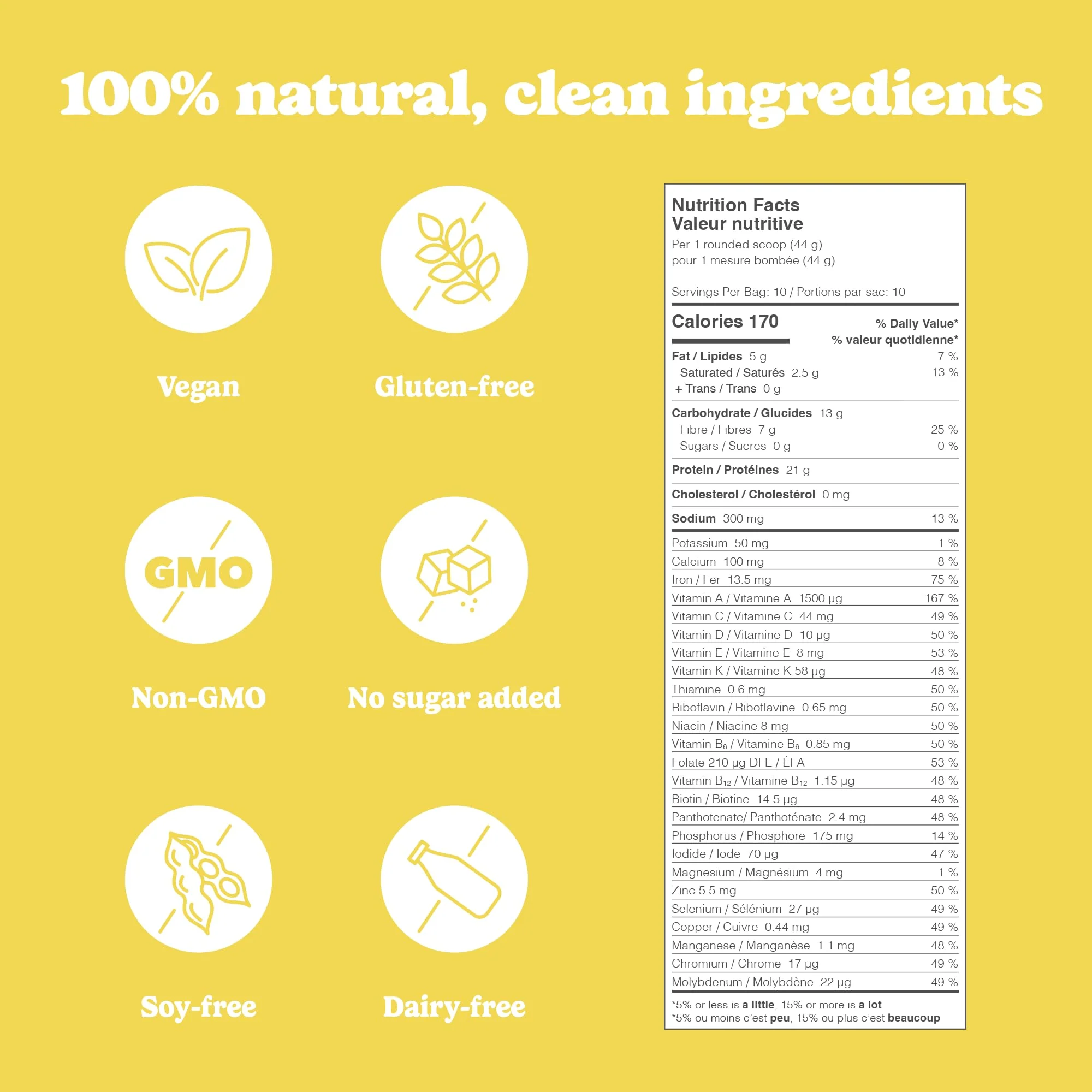 Good Protein - Bananas & Cream - Vegan Plant-Based Protein Powder - 440g - Canadian Distribution - Ships Free Within Canada on Orders Above CAD $199 - Image 3
