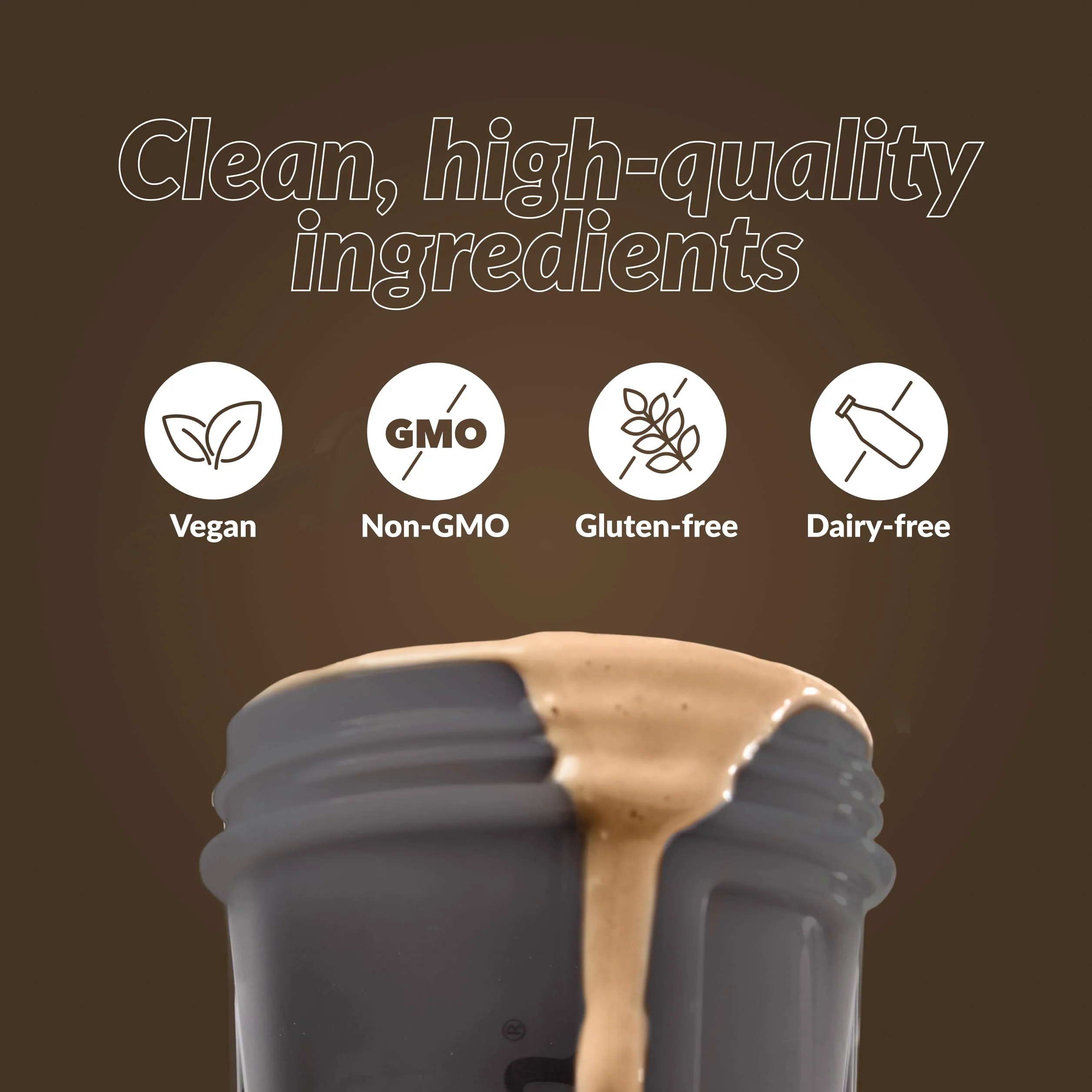 Good Protein โ Vegan High Protein Powder โ Chocolate Milk โ 470 g - Canadian Distribution - Ships Free Within Canada on Orders Above CAD $199 - Image 3