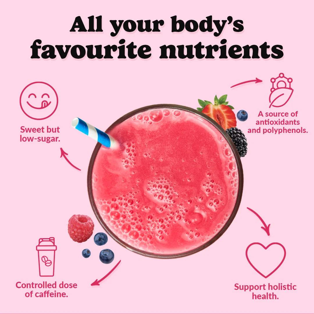 GoodProtein – Red Superfood Juice Powder – Mixed Berries – 225 g - Canadian Distribution - Ships Free Within Canada on Orders Above CAD $199 - Image 2