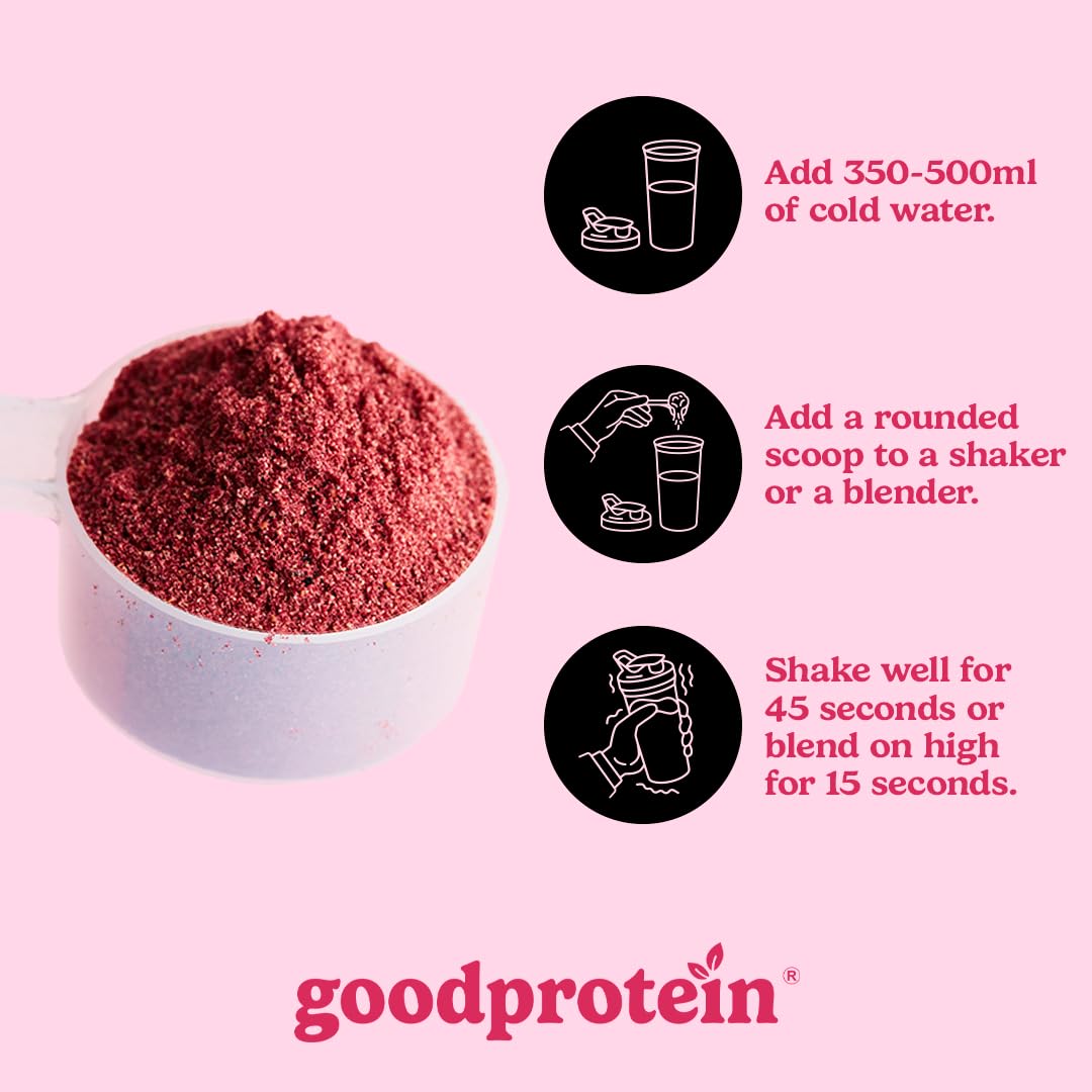 GoodProtein – Red Superfood Juice Powder – Mixed Berries – 225 g - Canadian Distribution - Ships Free Within Canada on Orders Above CAD $199 - Image 3