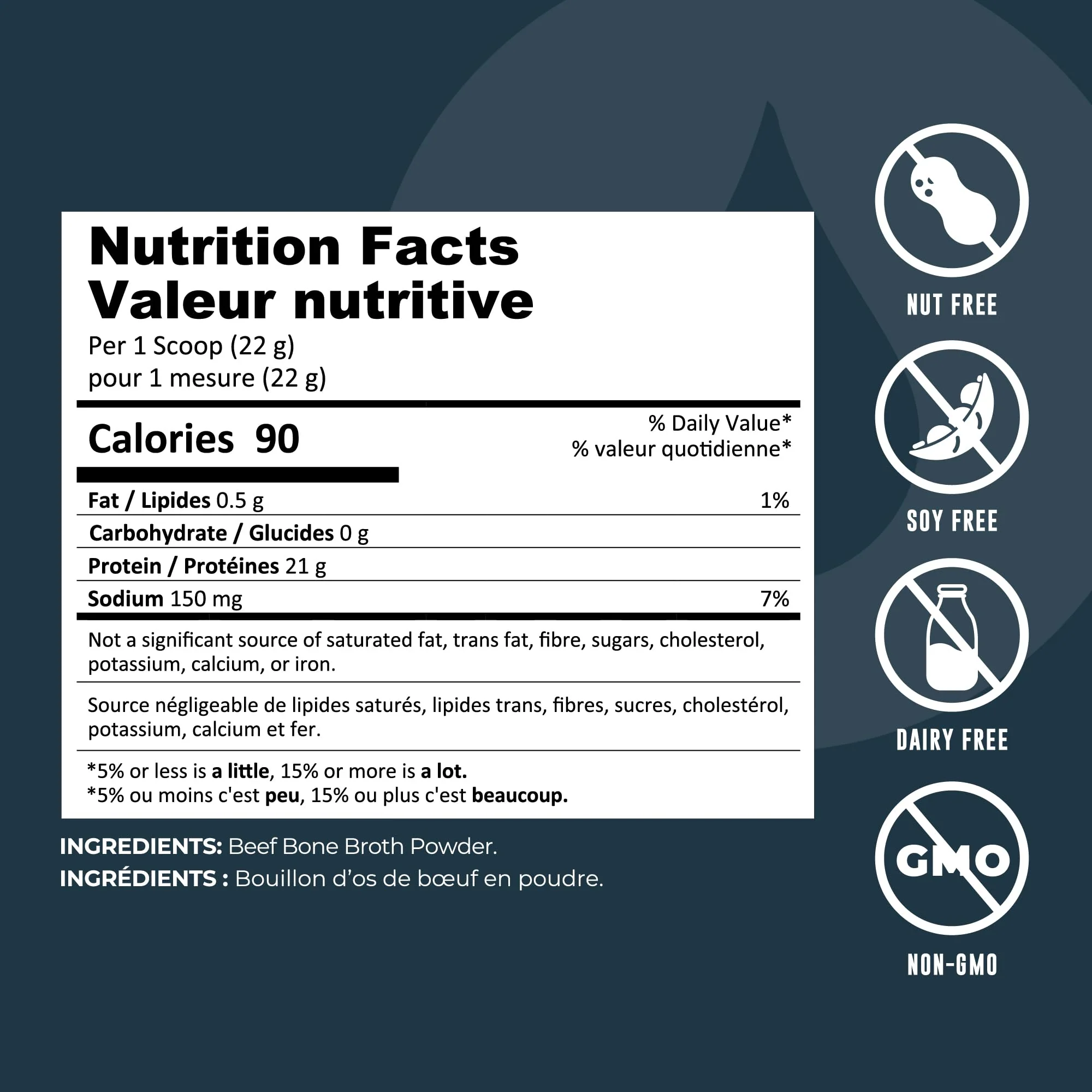 Grass-Fed Bone Broth Protein Powder – 21g Protein, 16g Collagen – Keto/Paleo - Canadian Distribution - Ships Free Within Canada on Orders Above CAD $199 - Image 8