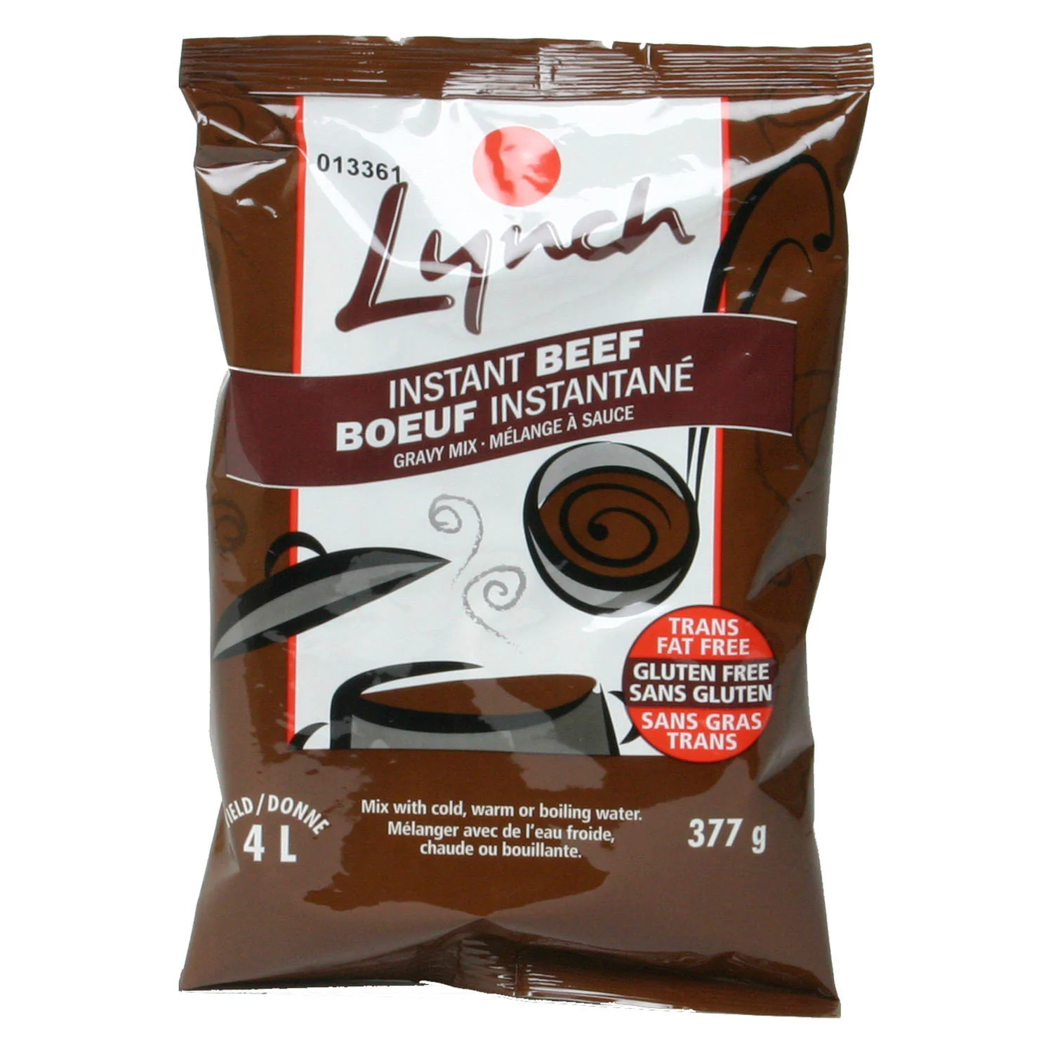 Gravy Beef Mix Instant - 8 x 377g - Lynch - Restaurant & Foodservice Ingredients - Canadian Distribution - Ships Free Within Canada on Orders Above CAD $199