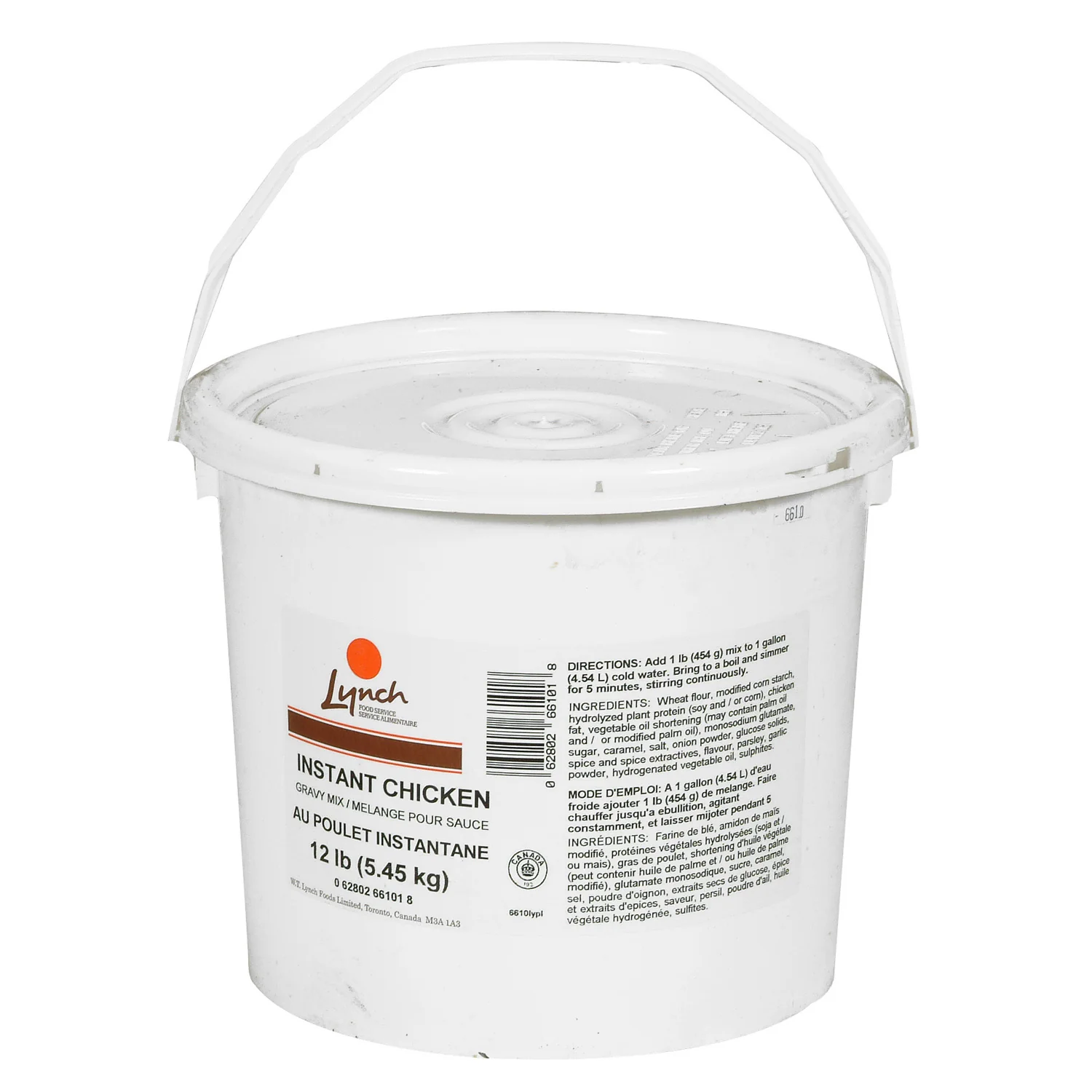 Gravy Chicken Mix Instant - 1 x 12 lbs - Lynch - Restaurant and Foodservice Ingredients - Canadian Distribution - Ships Free Within Canada on Orders Above CAD $199