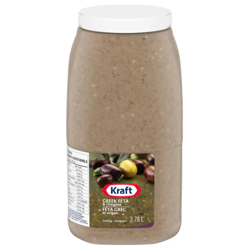 Greek Feta And Oregano Dressing - Kraft - Foodservice - 2 x 3.78L/Case - Ships Free Within Canada on Orders Above CAD $199