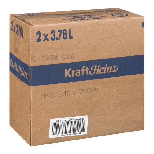 Greek Feta And Oregano Dressing - Kraft - Foodservice - 2 x 3.78L/Case - Ships Free Within Canada on Orders Above CAD $199 - Image 2