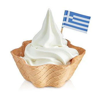 Greek Yogurt Ready Creamy - Ready Base for Gelato & Soft Serve - Case of 8 x 1.5 KG bags - Rubicone Canada - Ships Free Within Canada on Orders Above CAD $199
