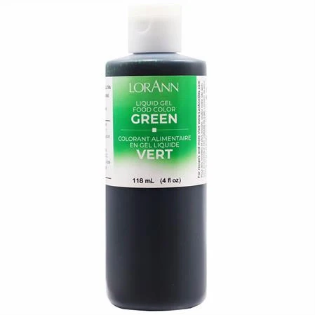 Green Liquid Gel Coloring - Food Coloring - 4oz - 32oz - Ships Free Within Canada on Orders Above CAD $199