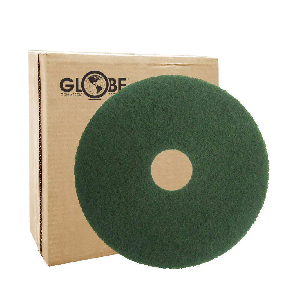 Green Scrubbing Floor Pads - Sold By The Case - Image 3