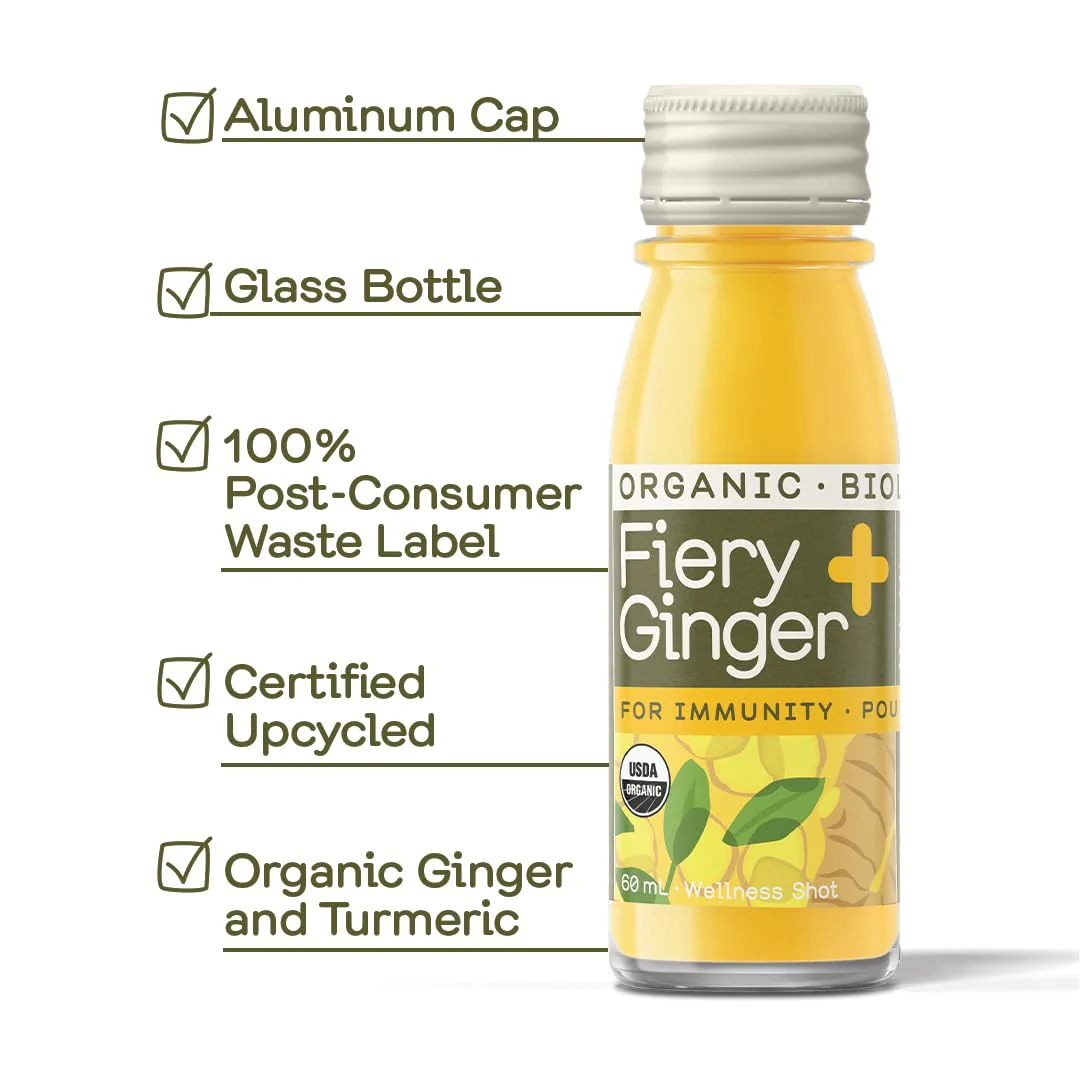 Greenhouse Juice - Fiery Ginger Wellness Shot - Organic - 12-Pack - Canadian Distribution - Ships Free Within Canada on Orders Above CAD $199 - Image 3