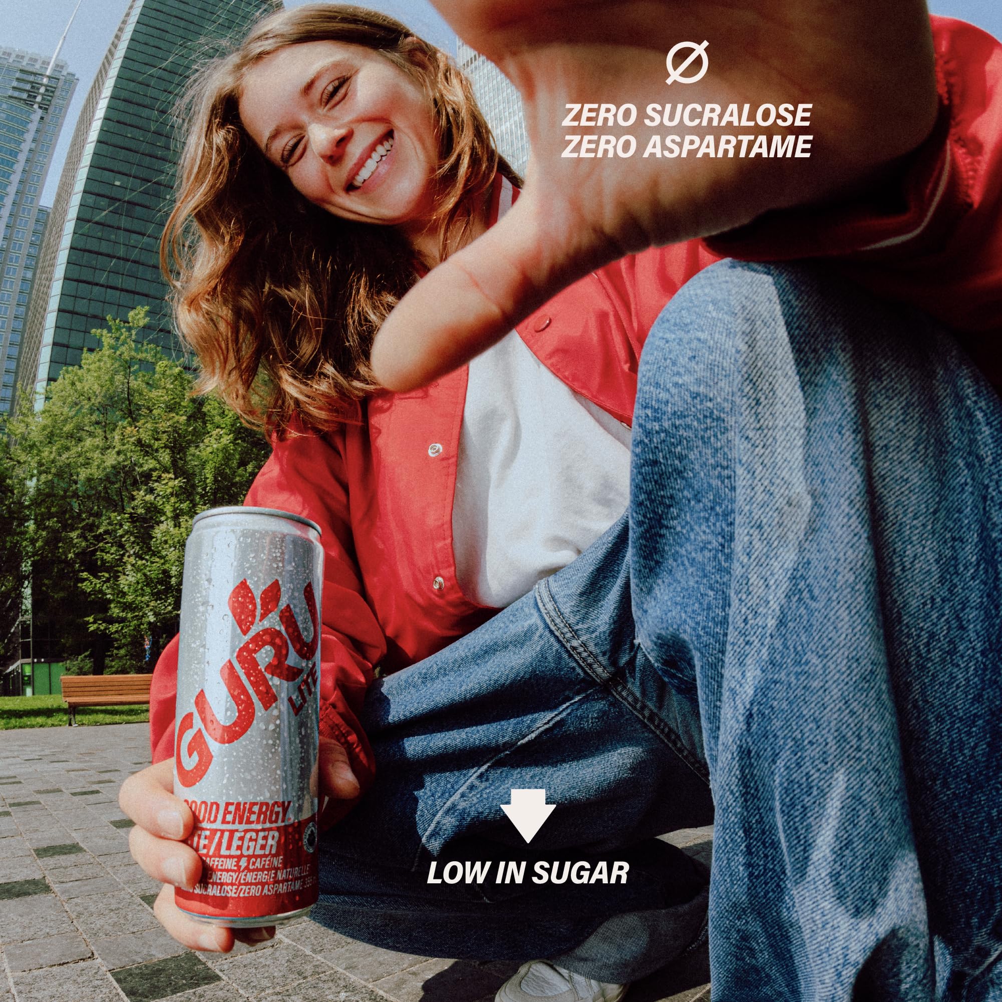 GURU โ Lite Organic Energy Drink โ Plant-Based Caffeine โ 250mL x 24 - Canadian Distribution - Ships Free Within Canada on Orders Above CAD $199 - Image 5