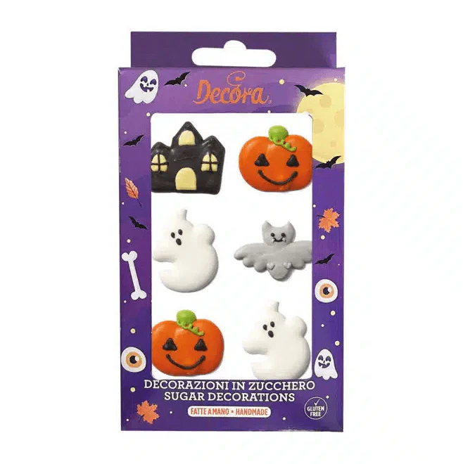 Halloween Fantasy Sugar Decorations – Handmade, 6 pcs - Canadian Distribution - Ships Free Within Canada on Orders Above CAD $199 - Image 2