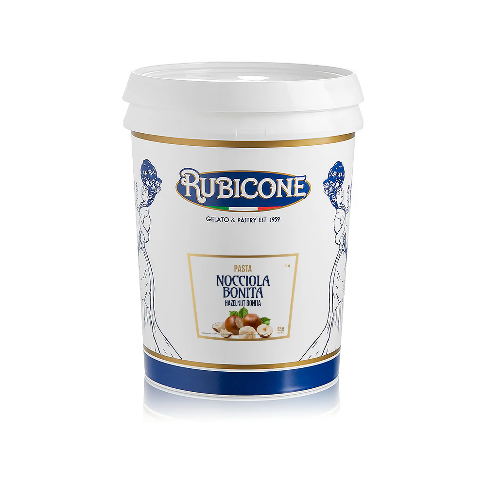 "PRE-ORDER" Hazelnut Bonita Paste - Classic Gelato Pastes - Case of 2 x 5 KG Buckets - Rubicone Canada - Ships Free Within Canada on Orders Above CAD $199 - Image 2