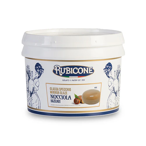 "PRE-ORDER" Hazelnut Mirror Glaze - Case of 2 x 3.5 KG Buckets - Bakery and Pastry - Rubicone Canada - Ships Free Within Canada on Orders Above CAD $199 - Image 2
