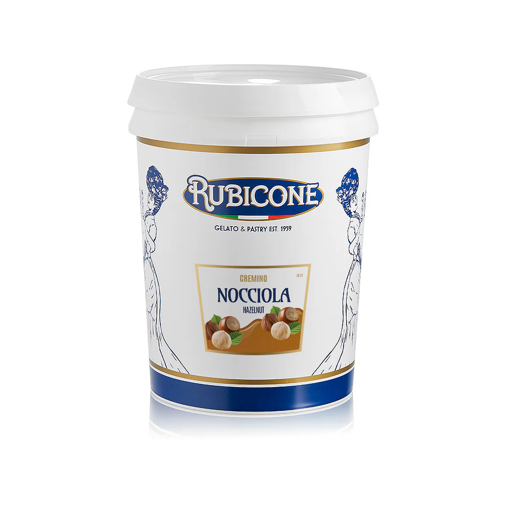 "PRE-ORDER" Hazelnut Spreadable Filling Cream - Cremino Hazelnut - 5 KG Bucket - Rubicone Canada - Ships Free Within Canada on Orders Above CAD $199 - Image 2