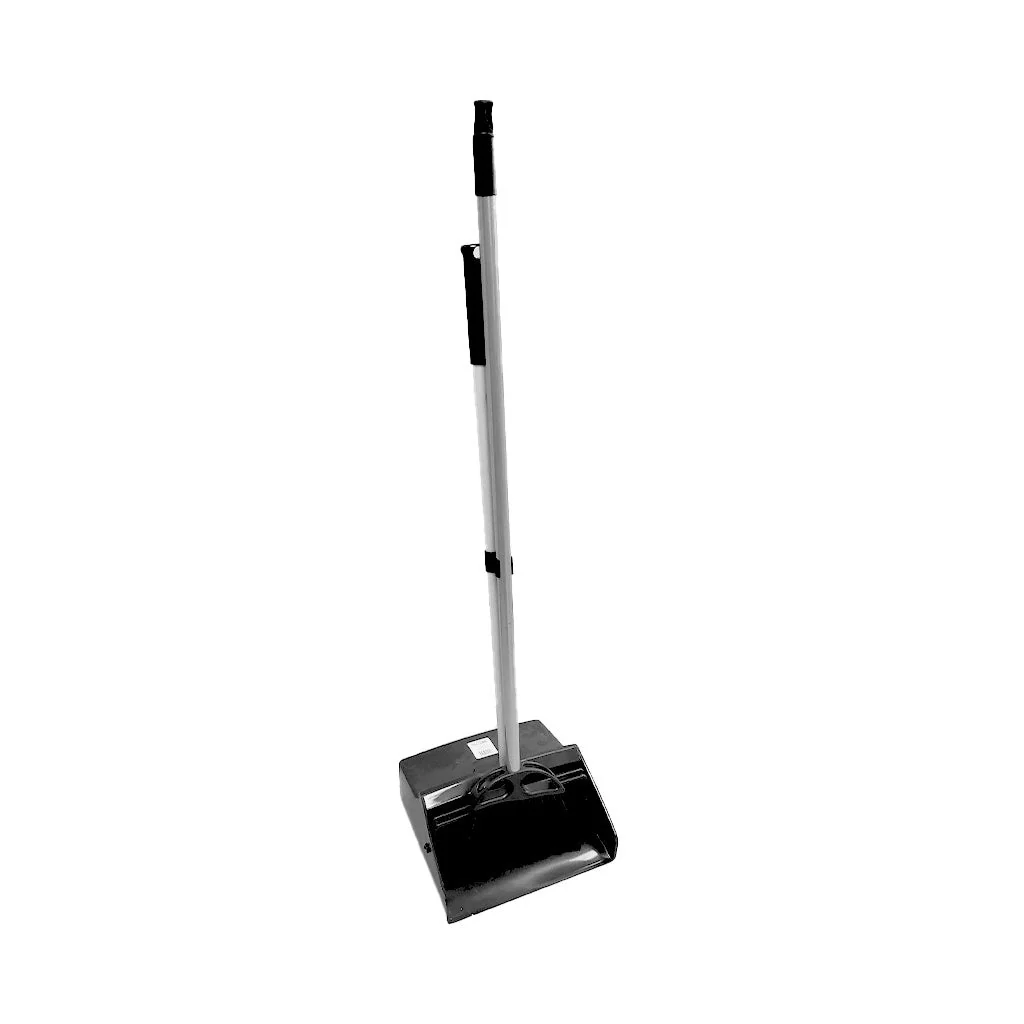 Heavy-Duty Lobby Dustpan with Wheels and Lobby Broom Combo - Sold By The Case - Image 3