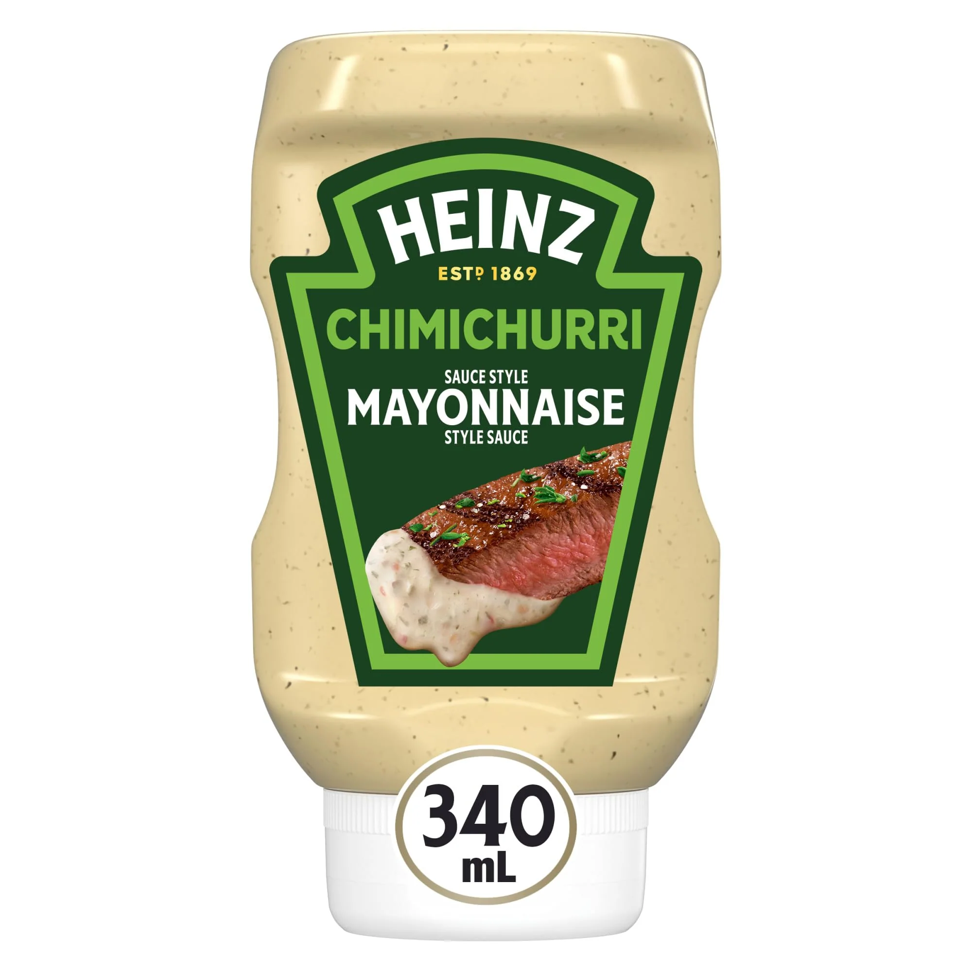 Heinz Chimichurri Mayonnaise Style Sauce, 2 x 340 mL - Canadian Distribution - Ships Free Within Canada on Orders Above CAD $199