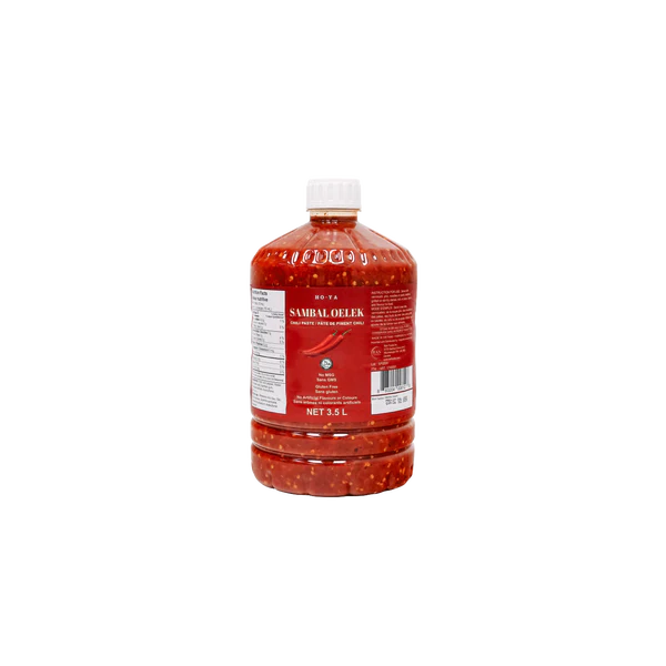 Ho-Ya Sambal Oelek - 4 x 3.5 L - Grocery and Food Items - Canadian Distribution - Ships Free Within Canada on Orders Above CAD $199