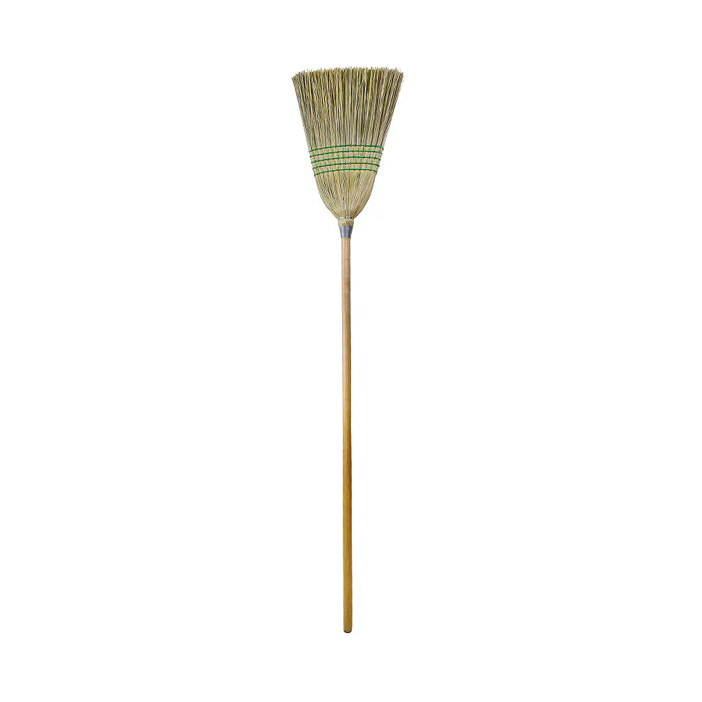 Housekeeper Corn Broom, Heavy-Duty 5 String - Sold By The Case - Image 4