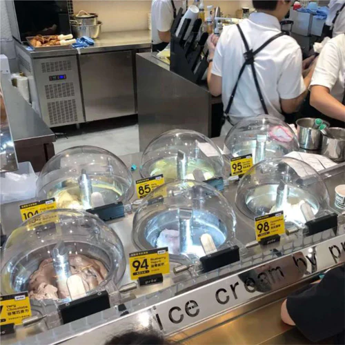Commercial Gelato Ice Cream Maker, Pro V6, Six Pots - Standing Model - Top Churn Canada - Image 8