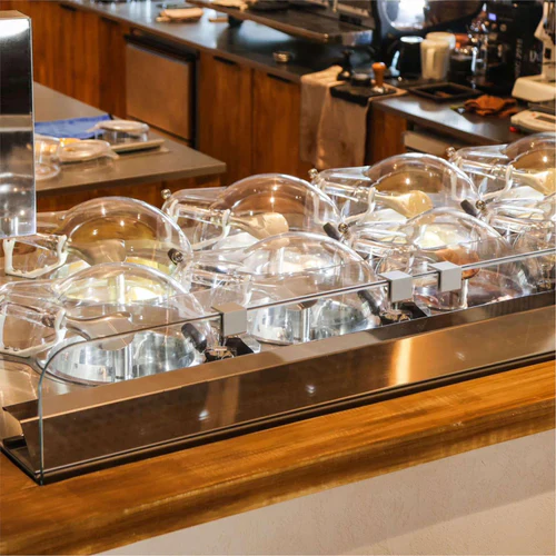 Commercial Gelato Ice Cream Maker, Pro V8, Eight Pots - Standing Model - Top Churn Canada - Image 6