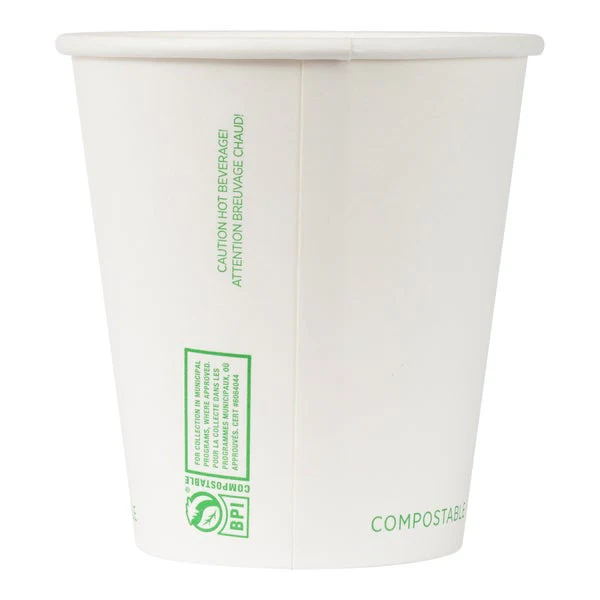 iECO Compost Single Wall Cup 12oz - 5 Packs of 100  - Disposables, Restaurant Packaging and Take-Out Supplies - Canadian Distribution - Ships Free Within Canada on Orders Above CAD $199 - Image 5