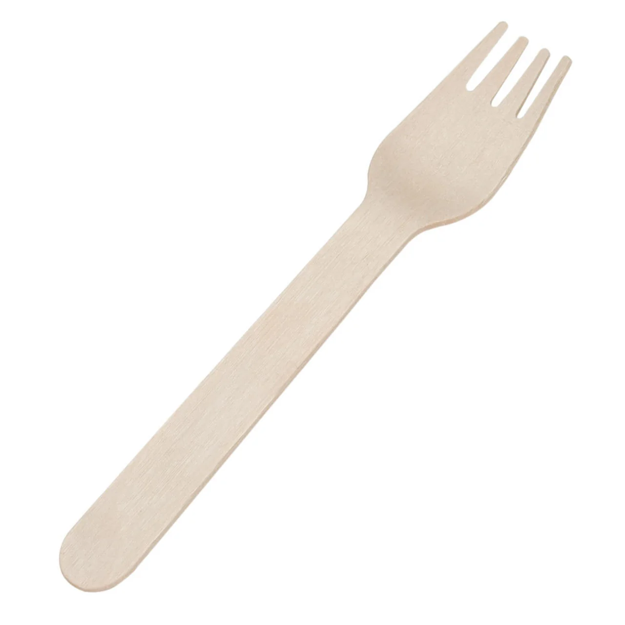 Individually Wrapped Wooden Fork - 1000ct - Foodservice and Restaurant Packaging - Take-out Containers - Canadian Distribution