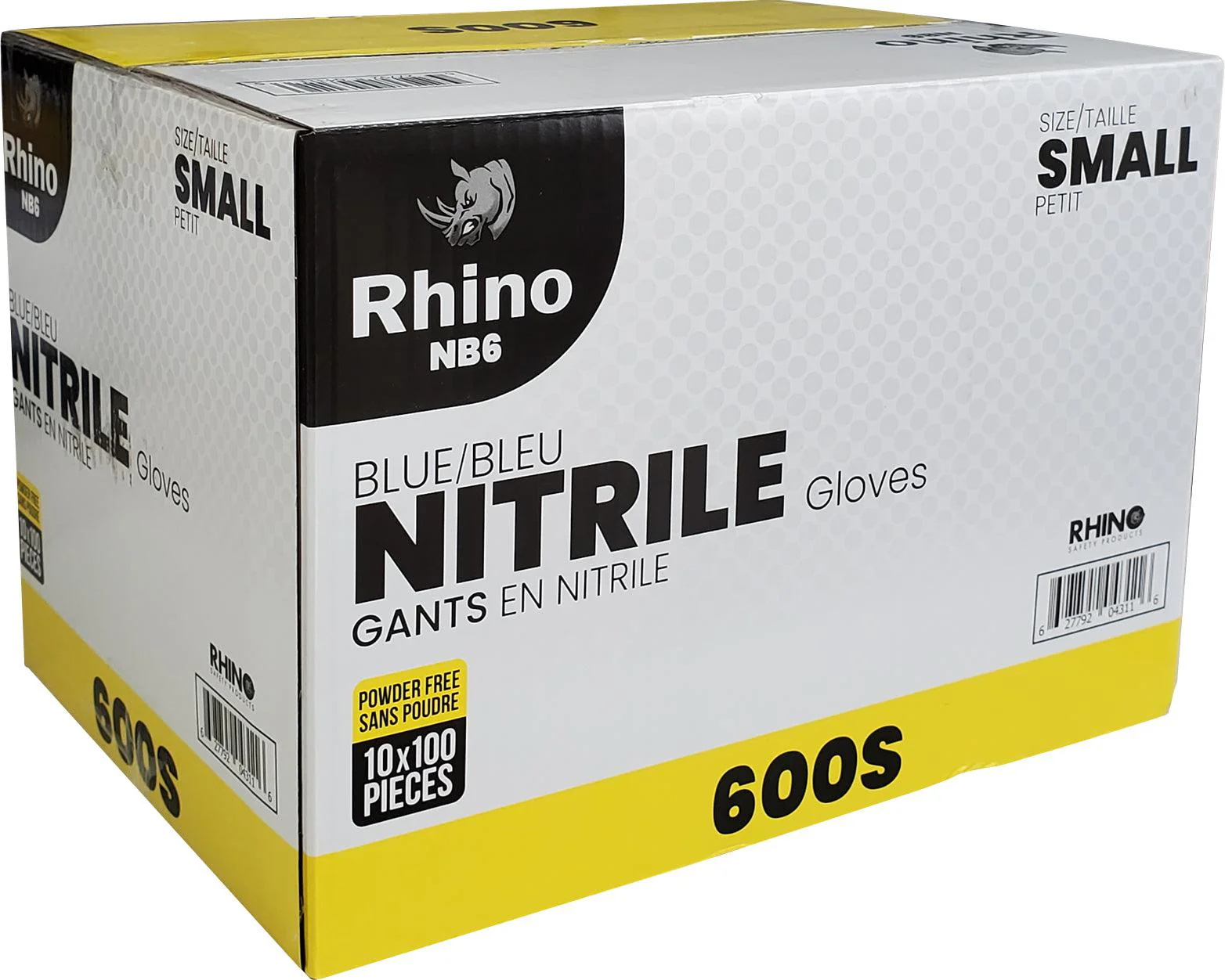 Rhino - NB6 - Blue Nitrile Gloves - Small - 600S - Image 5