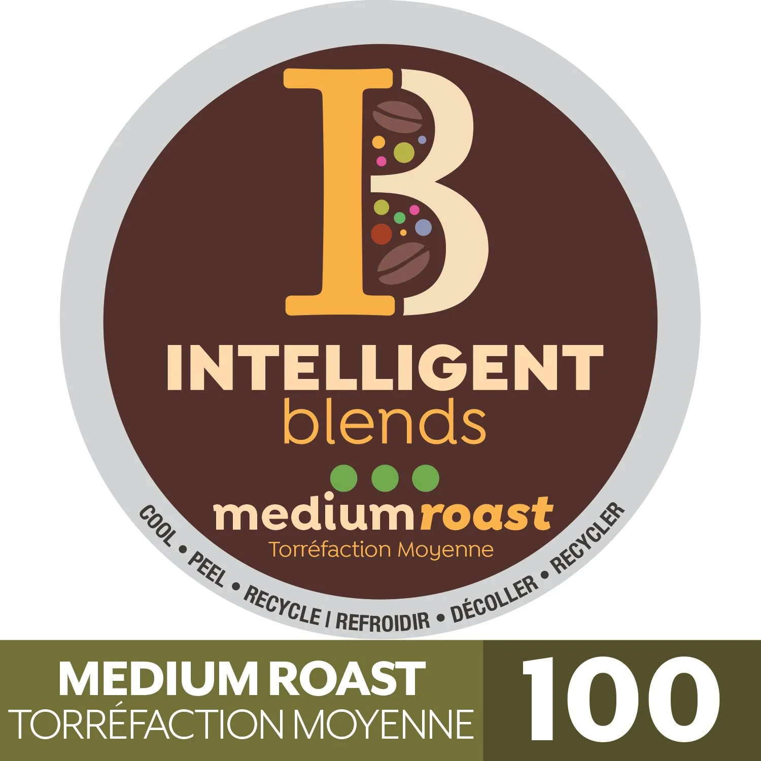 Intelligent Blends – Medium Dark Roast Coffee Pods – Recyclable – 100 Pods - Canadian Distribution - Ships Free Within Canada on Orders Above CAD $199 - Image 3