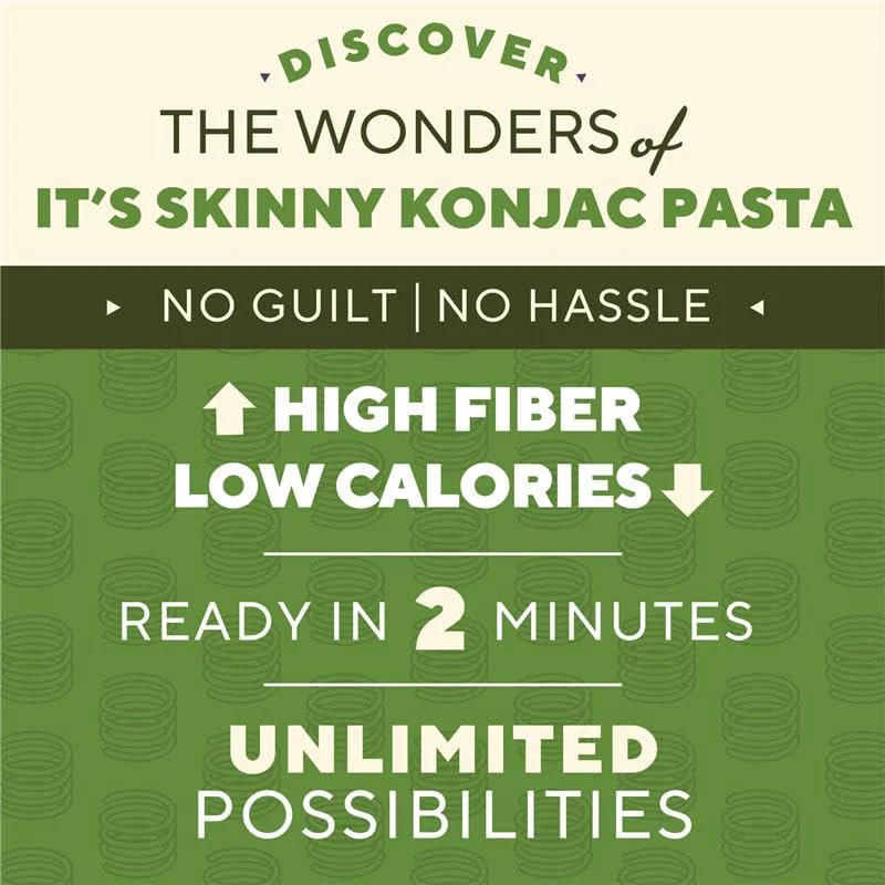 It’s Skinny – Low Carb Pasta – Orzo (Konjac Rice) – 6 Pack – Keto-Friendly - Canadian Distribution - Ships Free Within Canada on Orders Above CAD $199 - Image 3