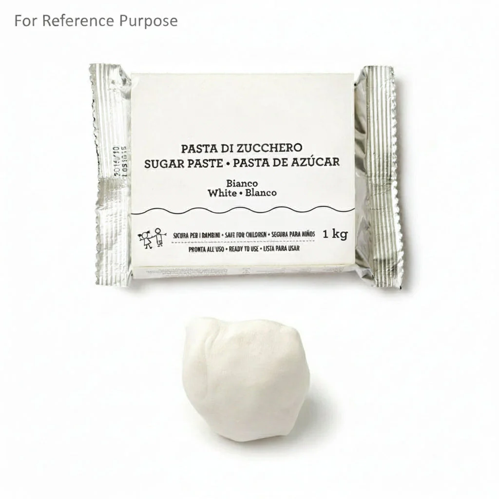 Italian Rolled Fondant – White, 250g – Palm Oil-Free Sugar Paste - Canadian Distribution - Ships Free Within Canada on Orders Above CAD $199