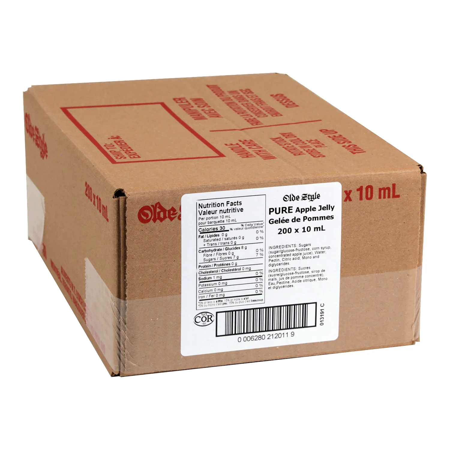 Jelly Apple Pure - 200 x 10 mL - Olde Style - Restaurant and Foodservice Ingredients - Canadian Distribution - Ships Free Within Canada on Orders Above CAD $199 - Image 2
