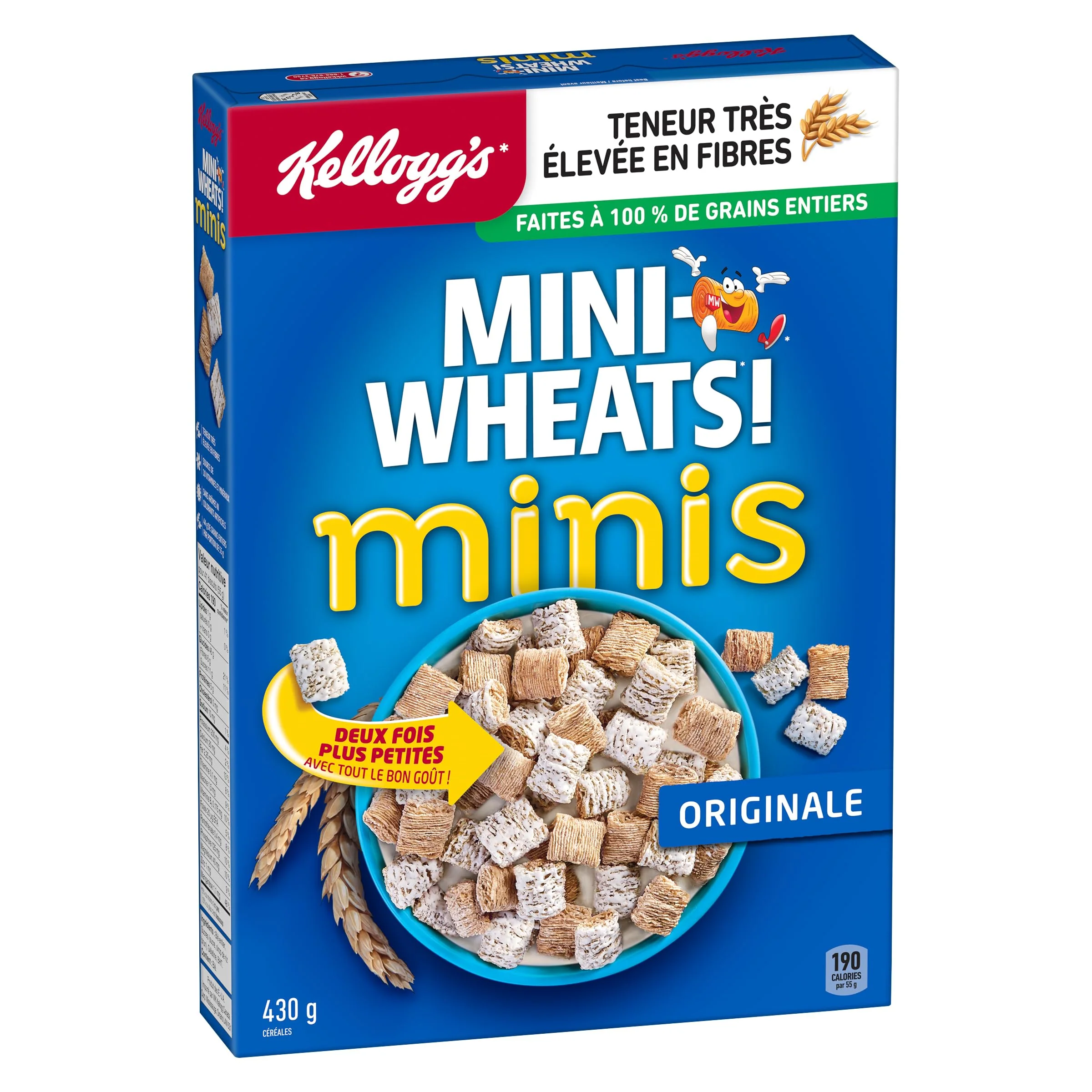 Kellogg's Mini Wheats Original Minis 2 x 430g - Canadian Distribution - Ships Free Within Canada on Orders Above CAD $199 - Image 4