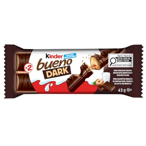 Kinder Bueno Dark Chocolate Hazelnut Wafer Bars - 30 Pack (2 Bars Per Pack, 43g Each) - Canadian Distribution - Ships Free Within Canada on Orders Above CAD $199 - Image 7