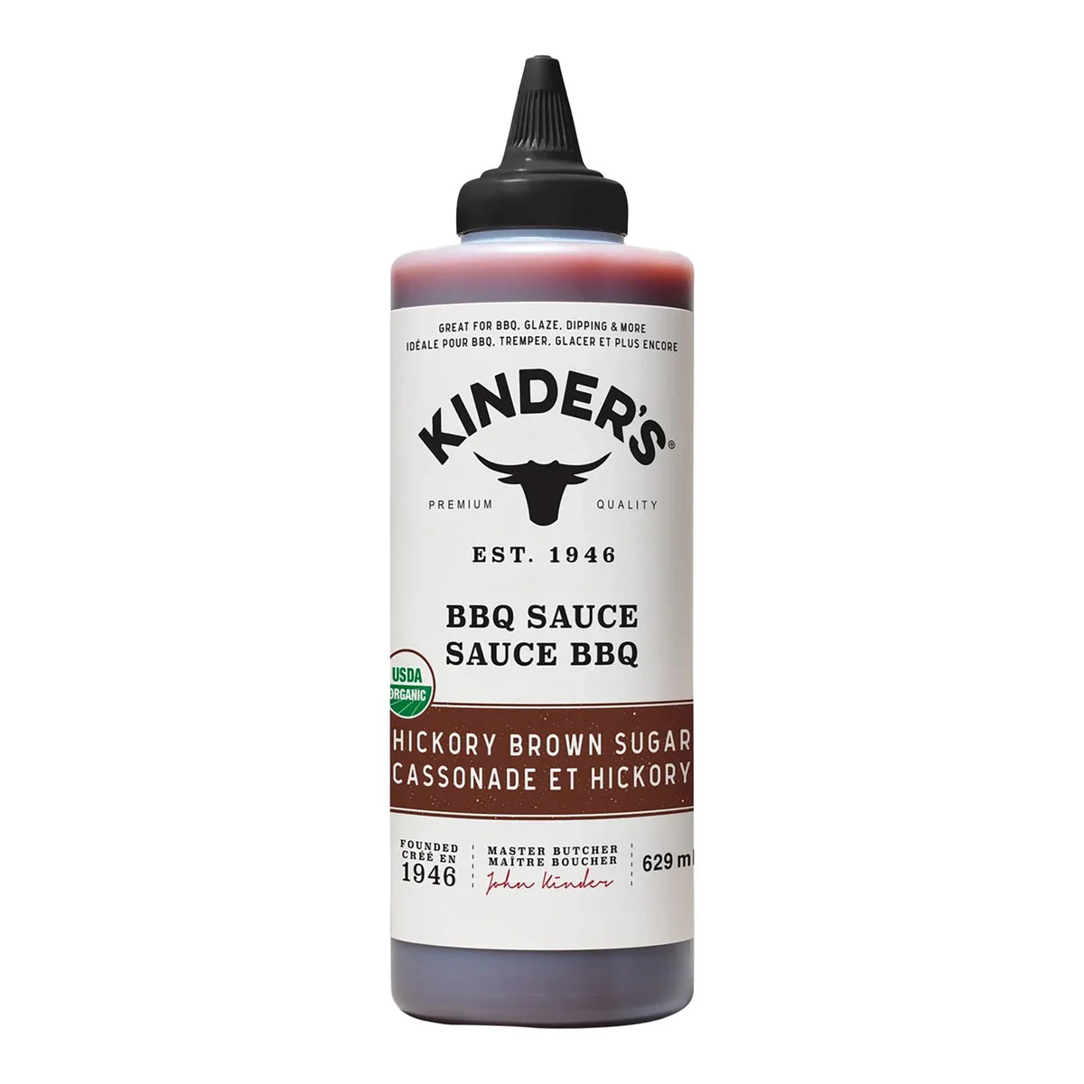 Kinder’s Hickory Brown Sugar BBQ Sauce - 4 x 629 mL - Grocery and Food Items - Canadian Distribution - Ships Free Within Canada on Orders Above CAD $199