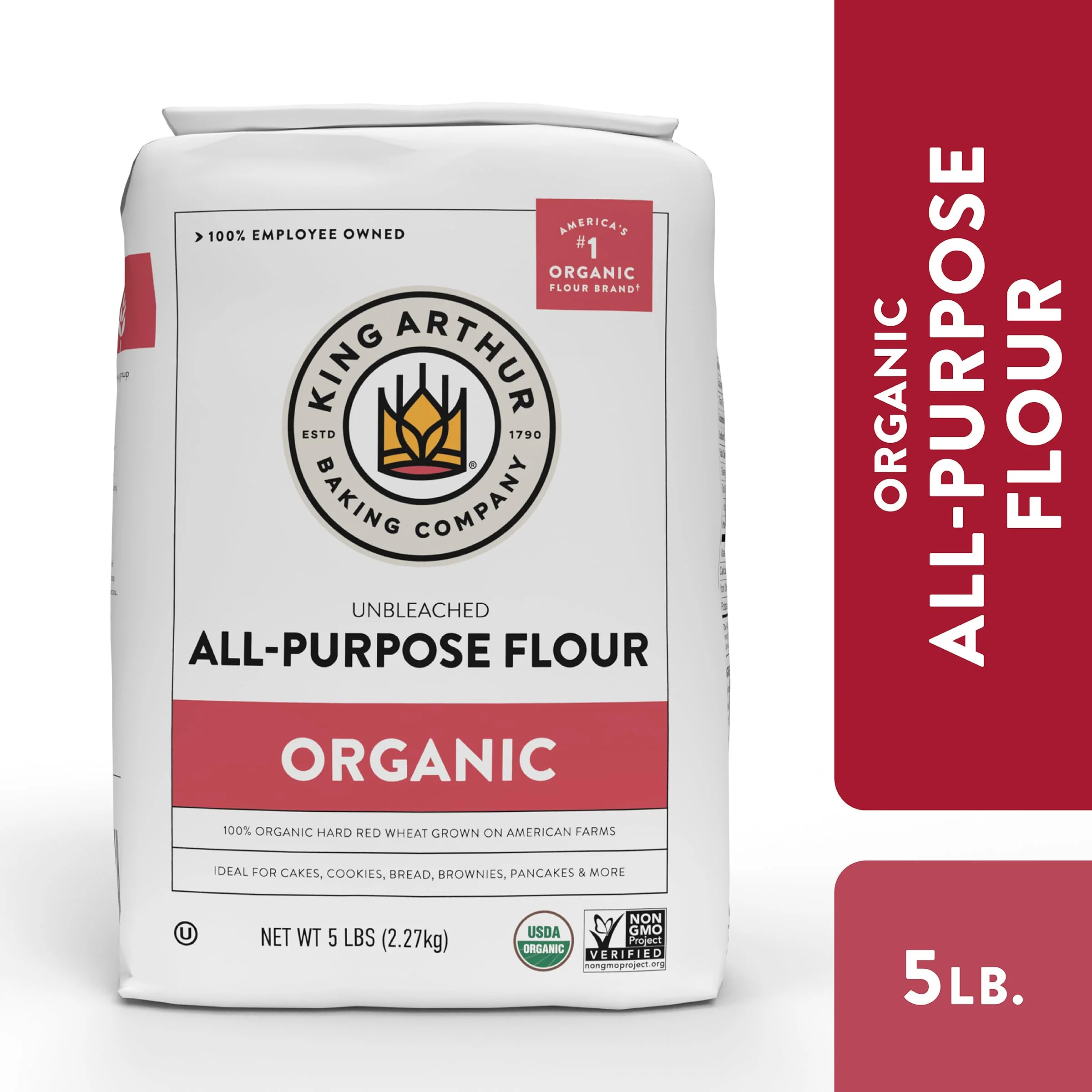 King Arthur Organic Artisan All Purpose Flour, 5 lb by King Arthur Flour - Ships Free Within Canada on Orders Above CAD $199 - Image 4