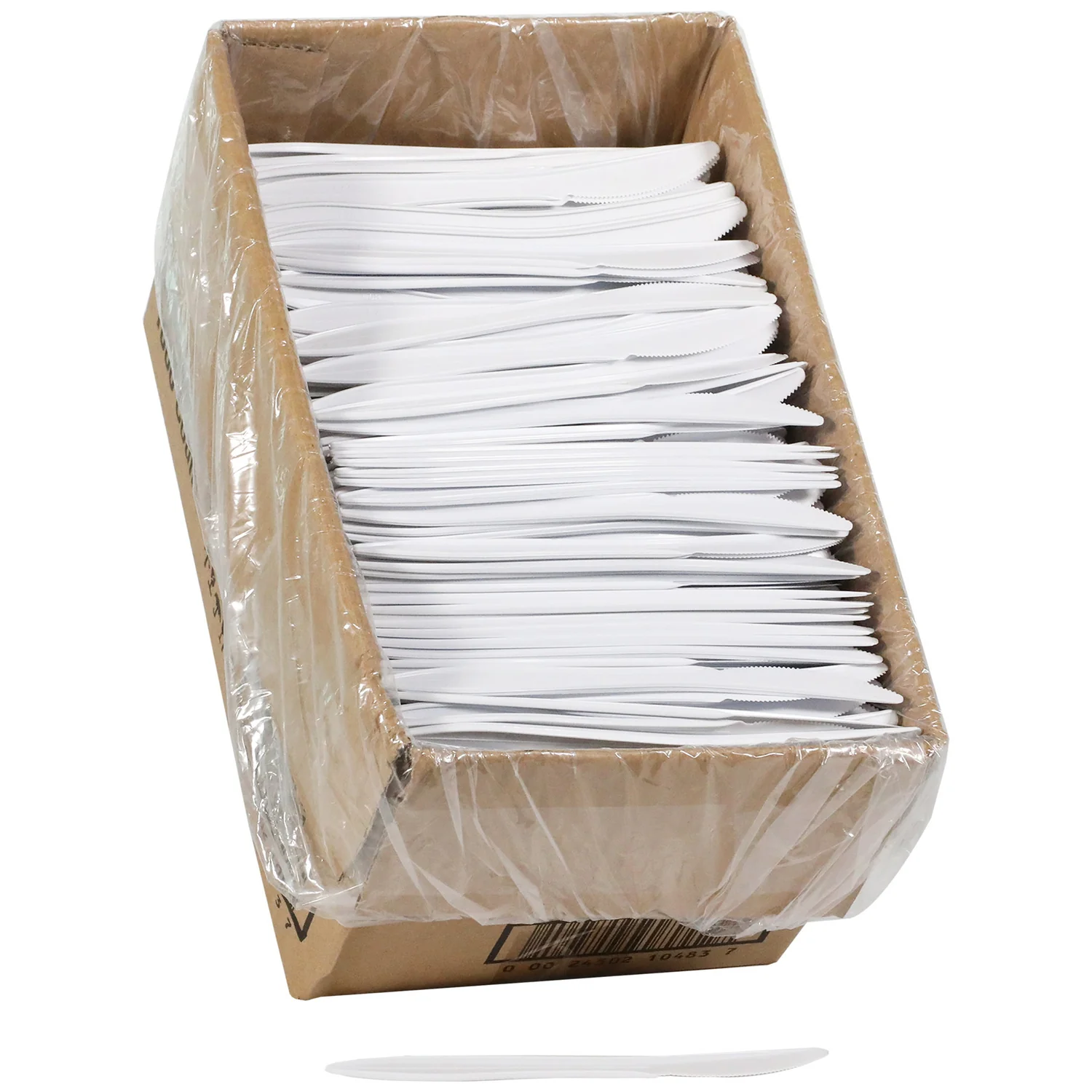 Knife Plastic Polypropylene White Medium Weight - 1000 count - Prairie Packagi - Packaging and Accessories - Restaurant Supplies and Equipment - Canadian Distribution - Image 10