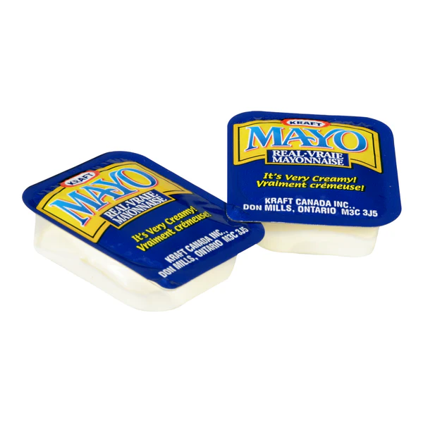 Kraft Mayonnaise - 4 x Pack of 200 - Grocery and Food Items - Canadian Distribution - Ships Free Within Canada on Orders Above CAD $199