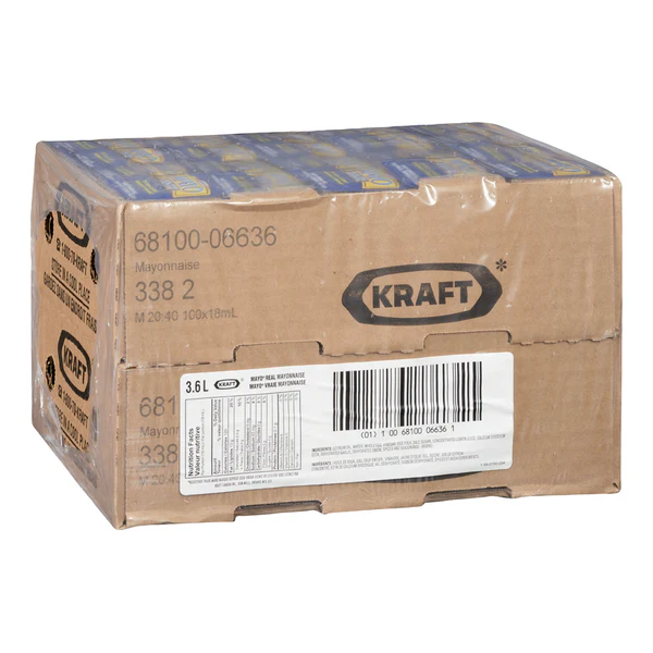 Kraft Mayonnaise - 4 x Pack of 200 - Grocery and Food Items - Canadian Distribution - Ships Free Within Canada on Orders Above CAD $199 - Image 2