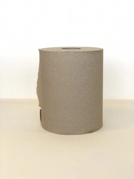 Kraft Paper Towel Roll 7.85"x600' 6 Rolls - Disposable Take Away Food Packaging - Canadian Distribution