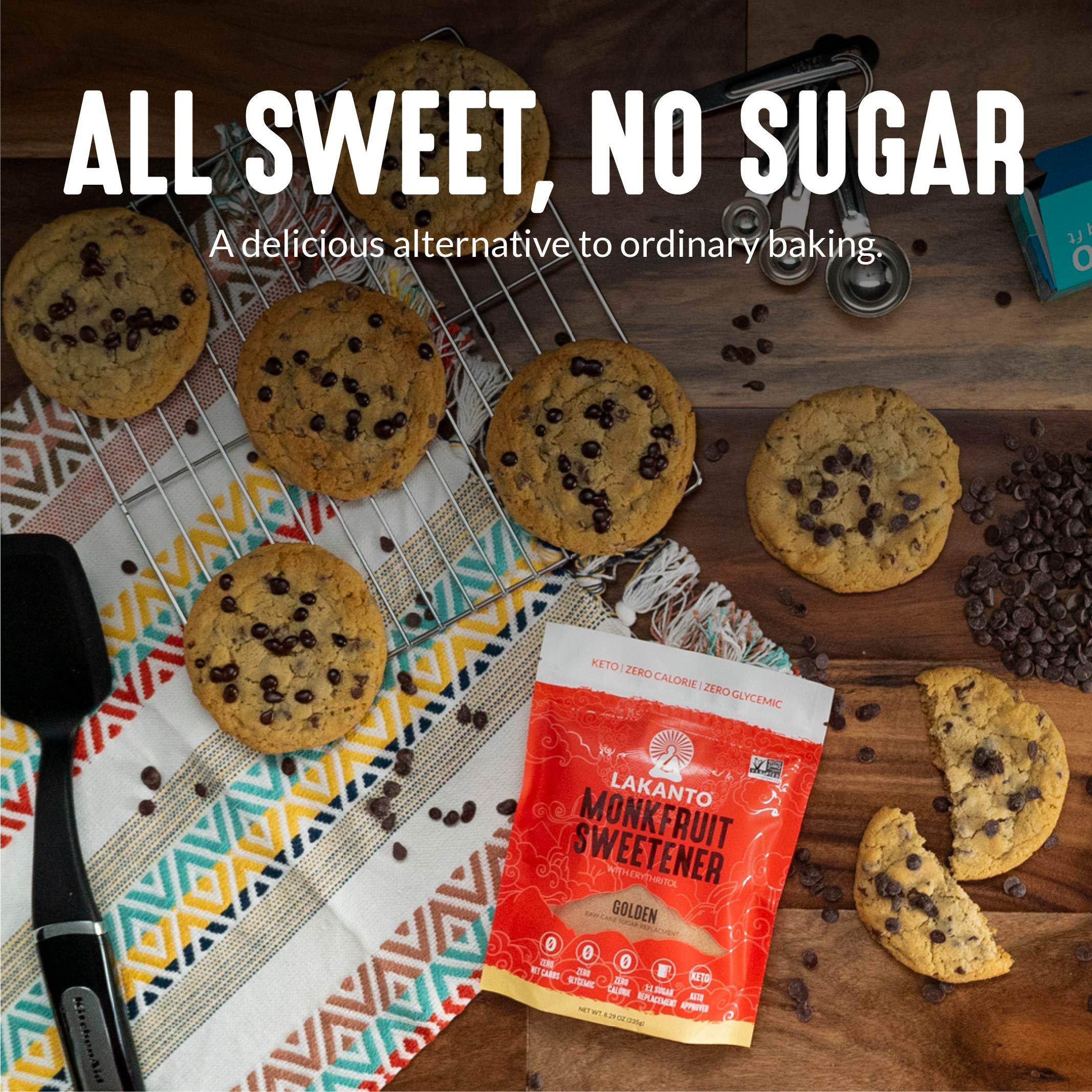 Lakanto Golden Monk Fruit Sweetener with Erythritol – 1 lb Sugar Substitute for Baking, Coffee & Cooking - Canadian Distribution - Ships Free Within Canada on Orders Above CAD $199 - Image 5