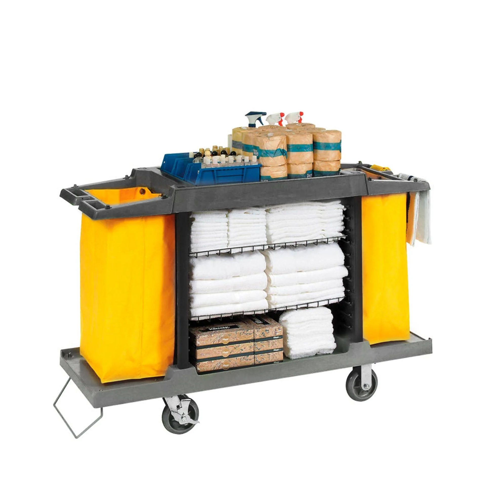 Large Housekeeping Cart - Sold By The Case - Image 4