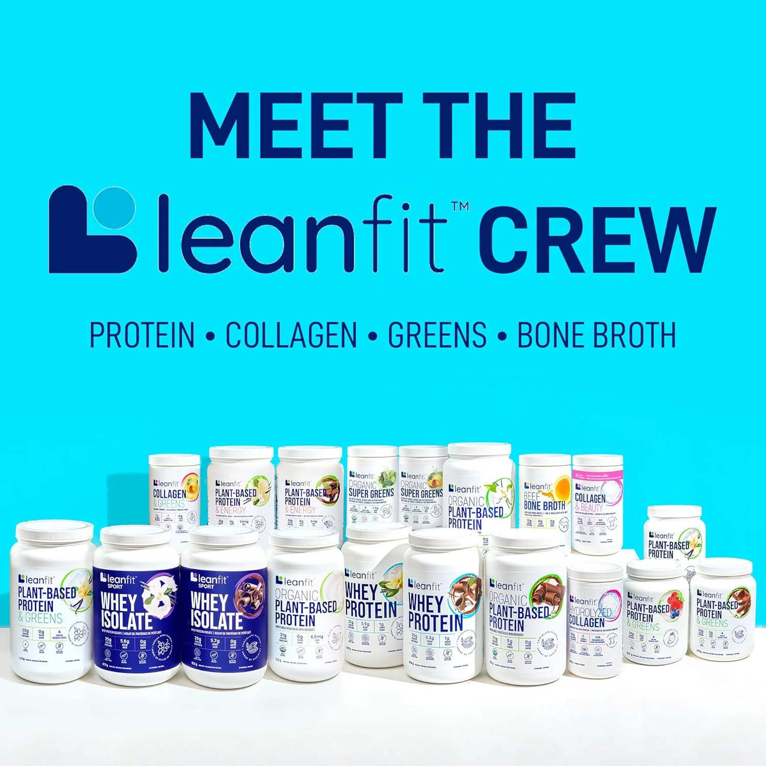 Leanfit – Organic Plant Protein Powder – Plain Unsweetened – 715 g, 26 Servings – Ships Free Within Canada on Orders Above CAD $199 - Image 9