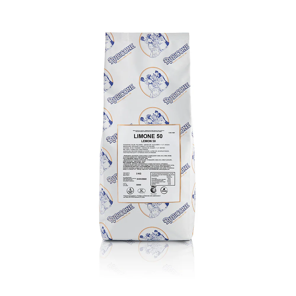 "PRE-ORDER" Lemon 50 - Gelato Bases - Fruit Bases - Cold Process - Case of 4 x 3 KG bags - Rubicone Canada - Ships Free Within Canada on Orders Above CAD $199 - Image 4