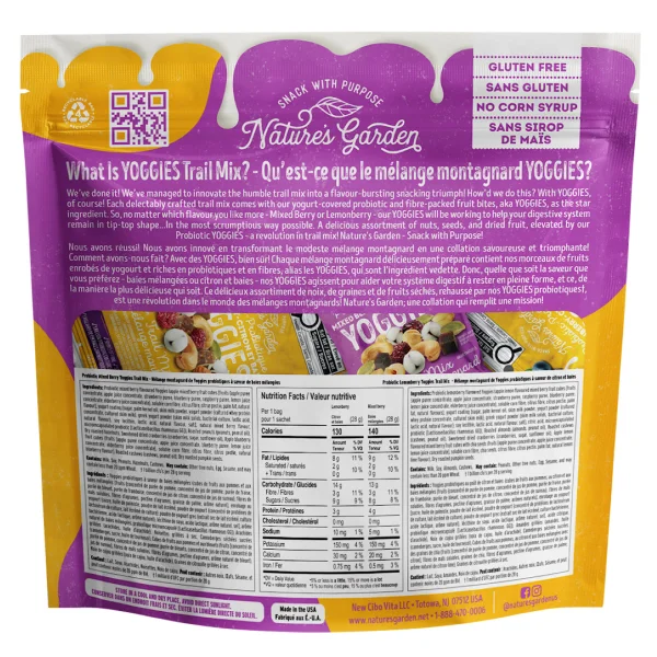 Lemon & Berry Medley Trail Mix - 4 Cases x 24 Packs x 28 g - Nature's Garden - Canadian Distribution - Ships Free Within Canada on Orders Above CAD $199 - Image 2