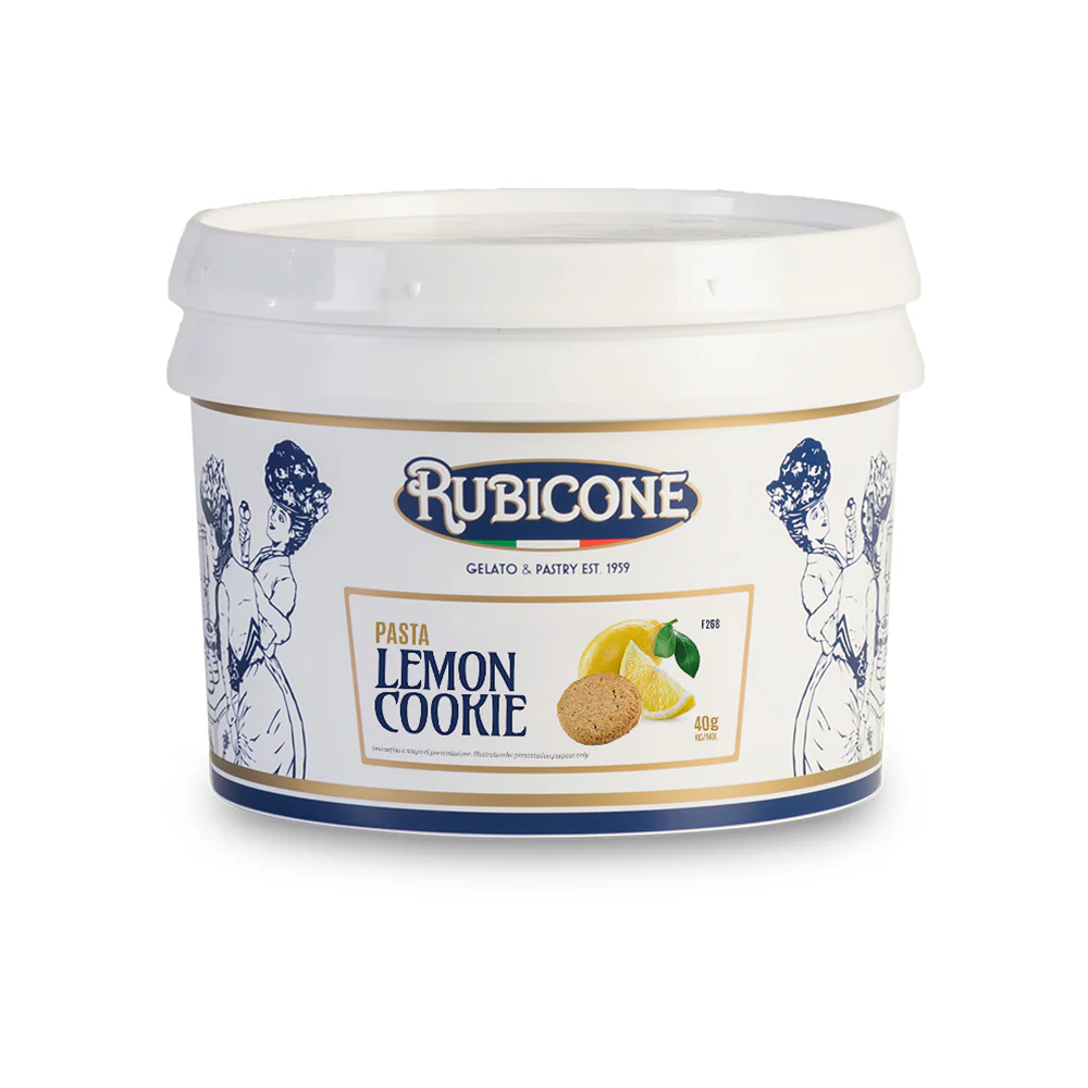 "PRE-ORDER" Lemon Cookie Paste - Classic Gelato Pastes - Case of 2 x 3 KG Buckets - Rubicone Canada - Ships Free Within Canada on Orders Above CAD $199 - Image 2