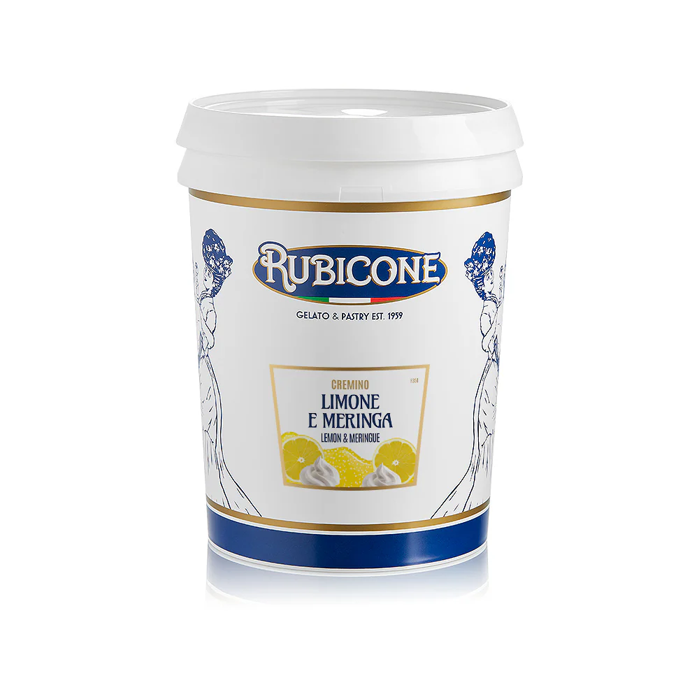 Lemon & Meringue Spreadable Filling Cream - Cremino Lemon & Meringue - 5 KG Bucket - Rubicone Canada - Ships Free Within Canada on Orders Above CAD $199 - Image 2