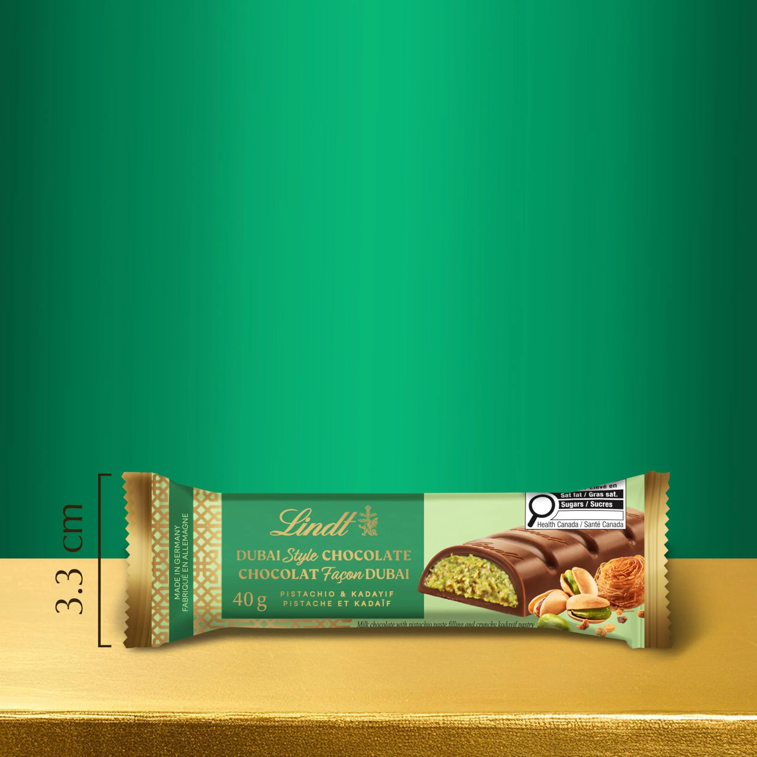 Lindt Dubai Style Chocolate Bar Case Pack, Pack of 28 bars, 40g each - Image 4